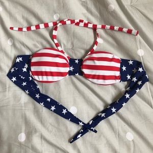 America bikini top! Brand new never worn ✨